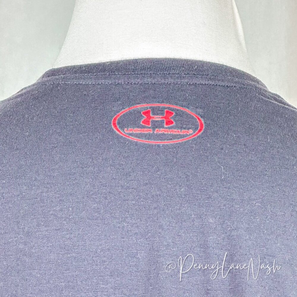 Under Armor Freedom American Flag Baseball T-shirt Black - Picture 6 of 10